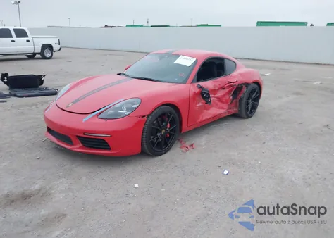2021 Porsche 718 Cayman S from USA, damaged, VIN WP0AB2A83MS275208